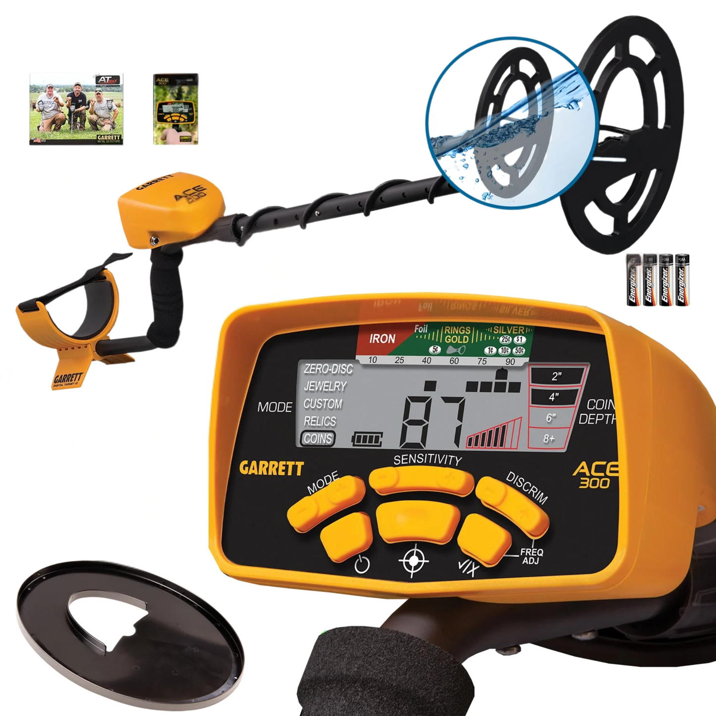 Demo Box - Garrett ACE 300 Metal Detector For Coins & Relics