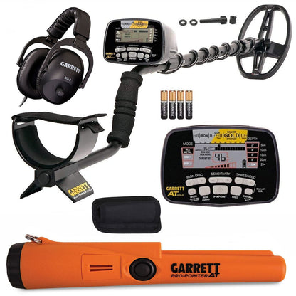 Garrett AT GOLD Metal Detector with Pro-Pointer AT Waterproof Pinpointer