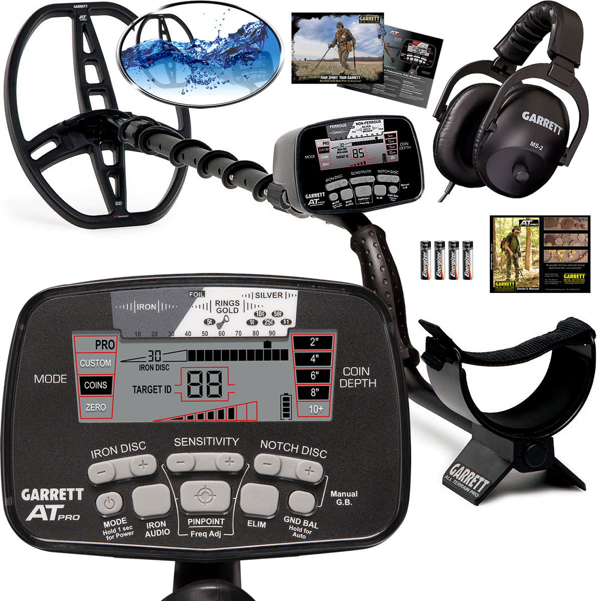 Father's Day Bundle - Garrett Axiom Pro + Garrett AT Pro + Garrett Pinpointer + Garrett AP Bag