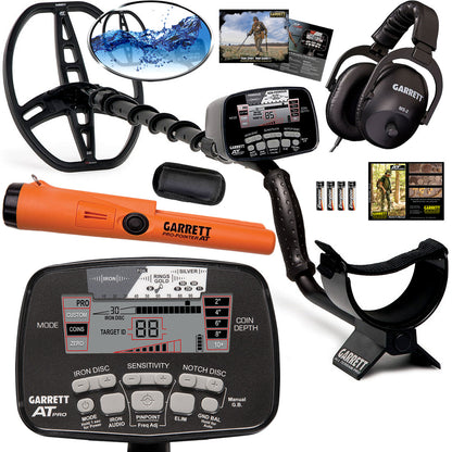 Open Box -  Garrett AT PRO Metal Detector + Pro-Pointer AT Underwater Pinpointer