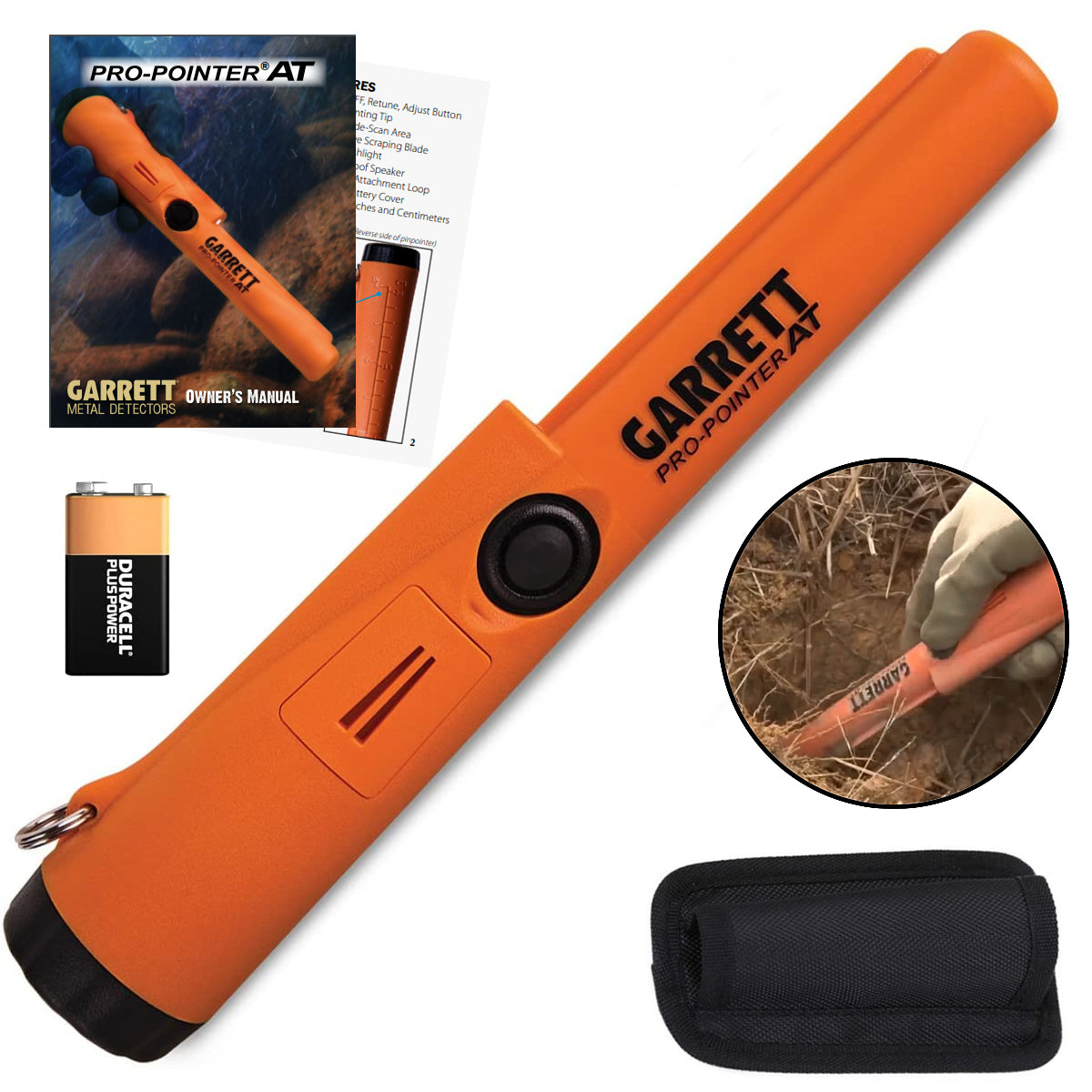 Open Box -  Garrett AT PRO Metal Detector + Pro-Pointer AT Underwater Pinpointer