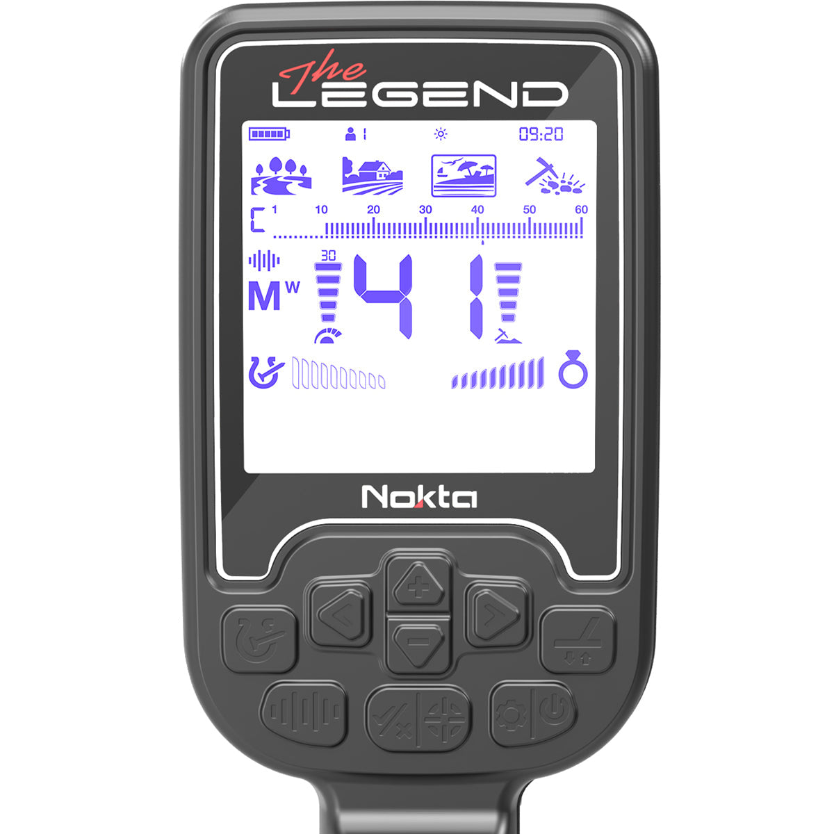 Nokta Legend "Next Generation" Multi-Frequency Waterproof Metal Detector