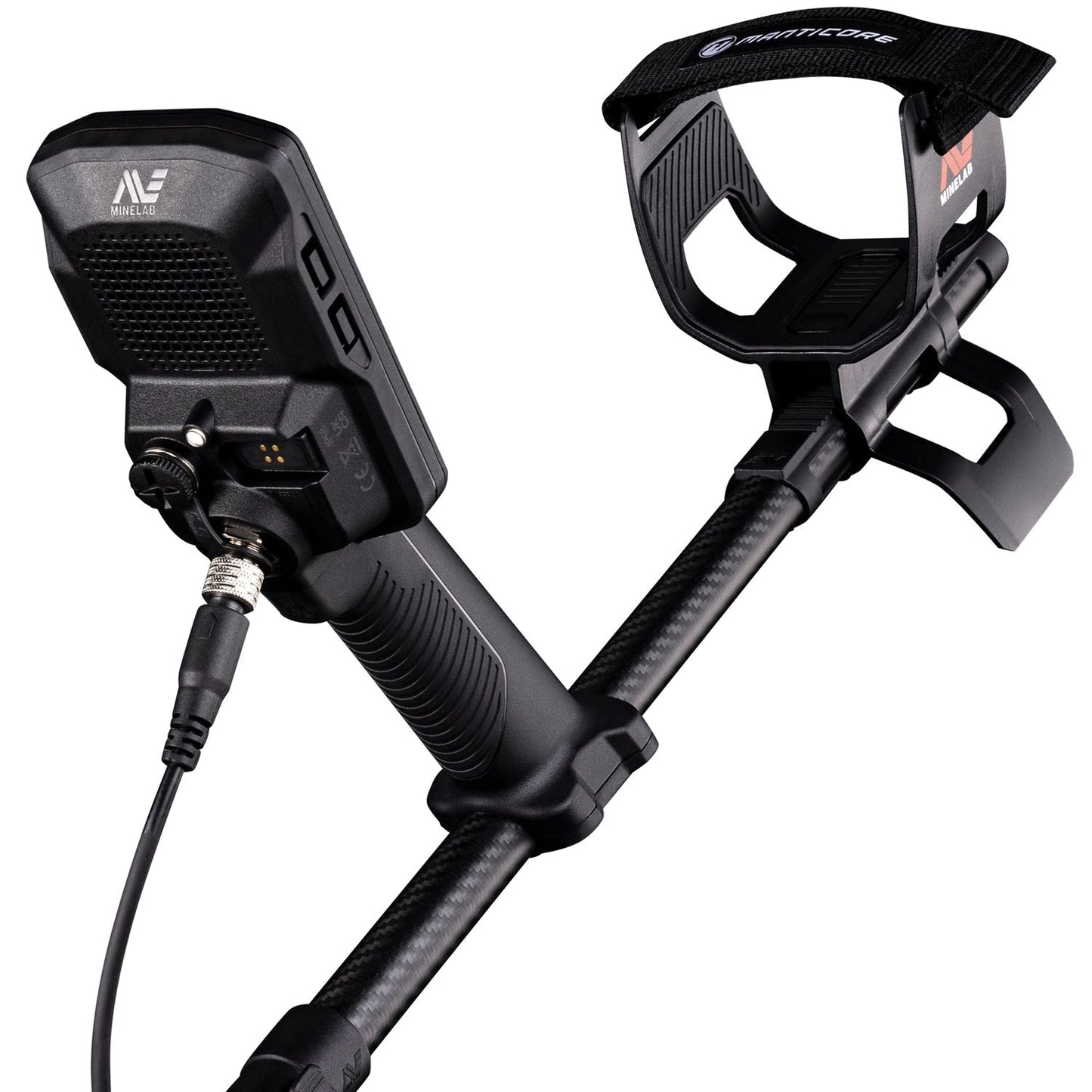 Minelab Manticore Multi-Frequency High Power Waterproof Metal Detector with M9 Coil, Pro-Find 40 Pinpointer and Bagpack