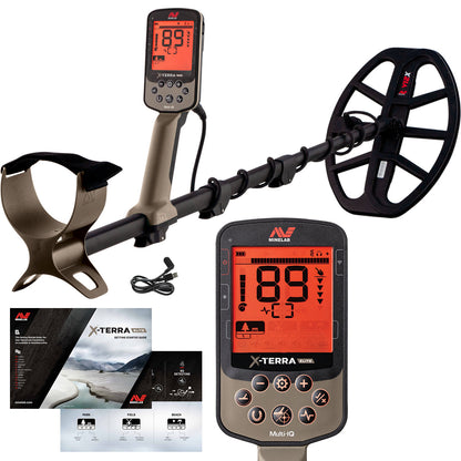 Minelab X-Terra Elite Multi-Frequency Waterproof Metal Detector with Discounted Pro Find 40 Pinpointer