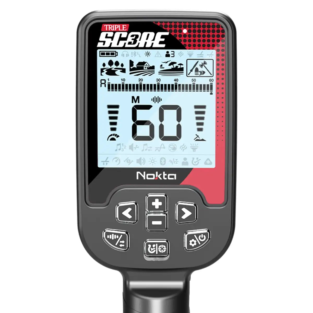 Nokta Score 3 (Triple Score) 2 Coil, Pro Pack, Waterproof, Multi-Frequency Metal Detector