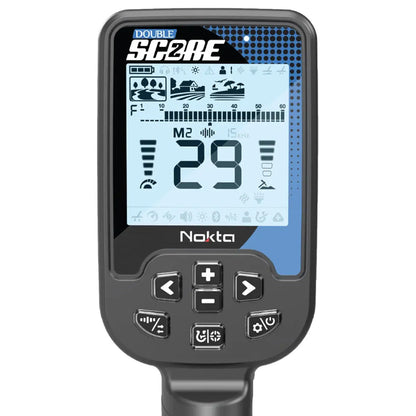 Nokta Score 2 (Double Score) Waterproof, Multi-Frequency Metal Detector with Accupoint Pinpointer, Free Digger, Pouch, Bag, and Cap