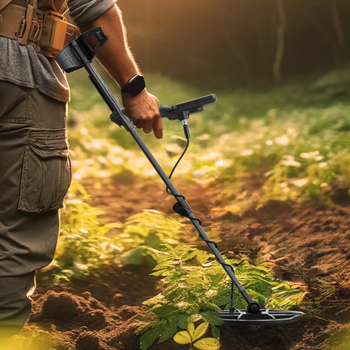 Nokta Score Waterproof, Multi-Frequency Metal Detector with Wireless Headphones and Accupoint Pinpointer