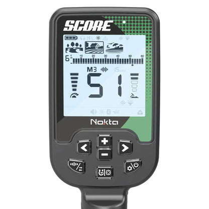 OPEN BOX - Nokta Score Waterproof, Multi-Frequency Metal Detector With FREE Accessories and Wireless Headphones