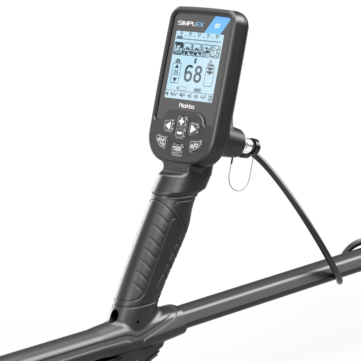 Nokta Simplex BT Next Generation Waterproof Metal Detector with Wireless Bluetooth Headphones