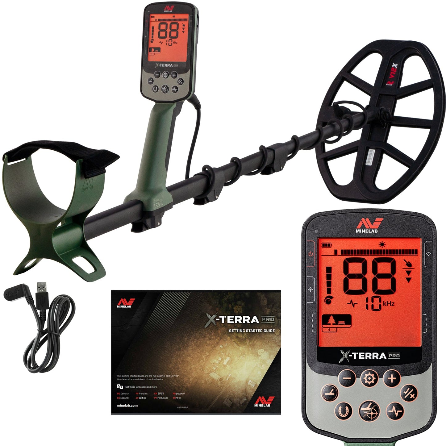 Father's Day Bundle - 4 Coil PKG Minelab Manticore with M8, M9 & M15 Searchcoil + Minelab X-Terra Pro + Pro-Find 40 Pinpointer + Padded Bag and Treasure Kit