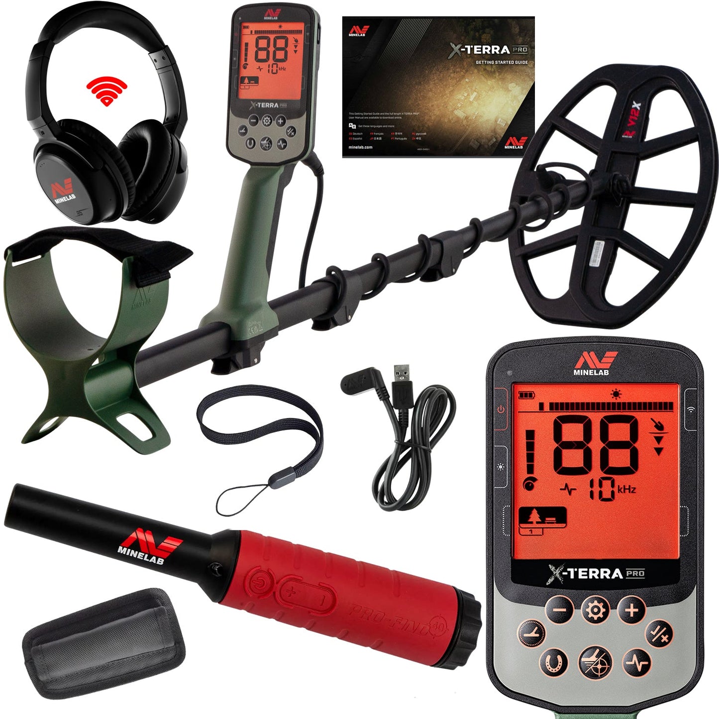 Father's Day Bundle - Minelab X-Terra Pro with ML-85 Wireless Headphones + Minelab CTX 3030 + Pro-Find 40 Pinpointer + Carry Bag + Treasure Kit